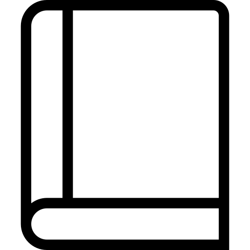 The longbook mark in one colour, black